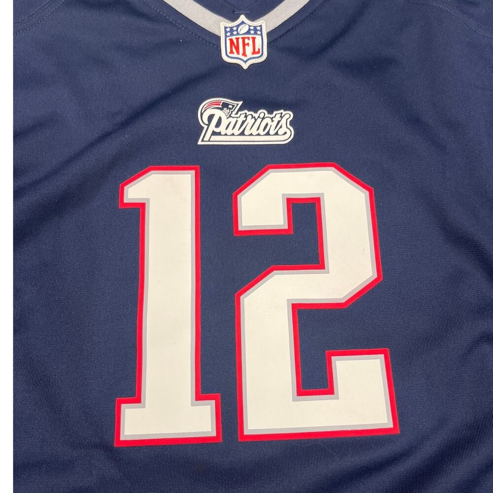 Nike New England Patriots Tom Brady #12 Jersey XL Authentic NFL
